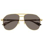 Kính Mát Nam Gucci GG1220S - 002 Gold Sunglasses Man Màu Nâu Vàng