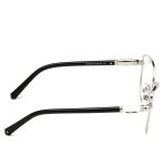 Gọng Kính Nữ Swarovski Cat Eye Metal Eyeglasses SK5340 016 Màu Đen/Bạc