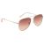 Kính Mát Unisex Calvin Klein Brown Gradient Pilot Sunglasses CK19133S 780 57 Màu Nâu