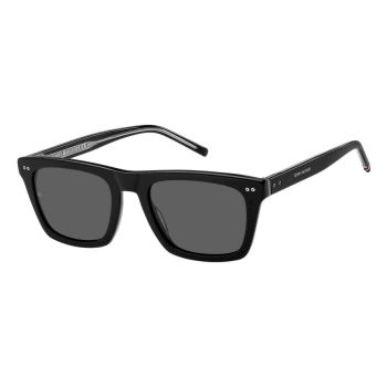 Kính Mát Nam Tommy Hilfiger Grey Square Men's Sunglasses TH 1890/S 0807/IR 52 Màu Đen