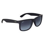 Kính Mát Nam Rayban Justin Classic Grey Gradient Rectangular Men's Sunglasses RB4165 601/8G 54 Màu Đen