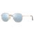 Kính Mát Rayban Hexagonal RB3548N 001/30 51 Gọng Kim Loại Màu Xám Xanh