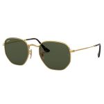 Kính Mát Rayban Hexagonal RB3548N 001 51 Gọng Kim Loại Màu Xanh Green