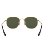 Kính Mát Rayban Hexagonal RB3548N 001 51 Gọng Kim Loại Màu Xanh Green