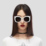 Kính Mát Nữ SMFK White & Black SG001W Màu Đen Trắng