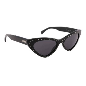 Kính Mát Nữ Moschino Grey Cat Eye Ladies Sunglasses MOS0006/S 0807/IR Màu Xám Đen