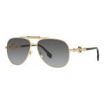 Kính Mát Versace Gray Gradient Pilot Unisex Sunglasses VE2236 100211 59 Màu Xám Vàng