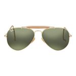 Kính Mát Rayban Outdoorsman Green Classic G-15 Aviator RB3030 L0216 58 Màu Xanh Vàng