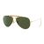 Kính Mát Rayban Outdoorsman Green Classic G-15 Aviator RB3030 L0216 58 Màu Xanh Vàng