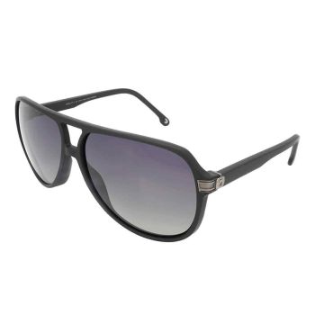 Kính Mát Carrera Polarized Grey Navigator Unisex Sunglasses CARRERA 1045/S 0003/WJ 61 Màu Xám Đen