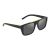 Kính Mát Nam Michael Kors MK Byron Gunmetal Mirrored Rectangular Men's Sunglasses MK2159 37056G 55 Màu Đen