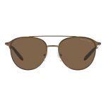 Kính Mát Nam Michael Kors MK Dark Brown Solid Pilot Men's Sunglasses MK1111 100173 54 Màu Nâu Đậm