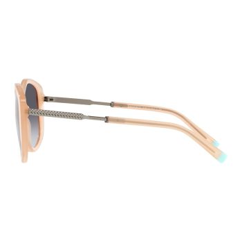 Kính Mát Nữ Tiffany & Co. Gray Gradient Irregular Ladies Sunglasses TF4192 82683C 54 Màu Xám Be