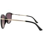 Kính Mát Nữ Skechers Gradient Smoke Cat Eye Ladies Sunglasses SE6032 01B 57 Màu Đen Vàng