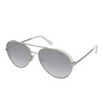 Kính Mát Nữ Guess Aviator Sunglasses GU7607 Màu Bạc