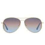 Kính Mát Nữ Guess Aviator Sunglasses GU7555 33F Màu Xanh