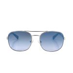 Kính Mát Guess Pilot Sunglasses GU5201 10X 56-17 Màu Xanh Gọng Bạc