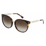 Kính Mát Nữ Lacoste L842SA-214-55 Sunglasses Màu Nâu Bạc