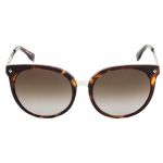 Kính Mát Nữ Lacoste L842SA-214-55 Sunglasses Màu Nâu Bạc