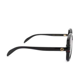 Kính Mát Nữ Gucci Grey Gradient Square Ladies Sunglasses GG1068SA 001 57 Màu Đen Xám