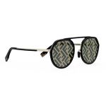 Kính Mát Nam Fendi FE40040U-02C Sunglasses Màu Đen Vàng