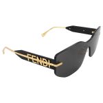 Kính Mát Unisex Fendi Grey Mask Unisex Sunglasses FE40066U 30A 00 Màu Xám Đen