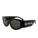 Kính Mát Nữ Balenciaga BB0258S 001 Black Grey Màu Đen Xám