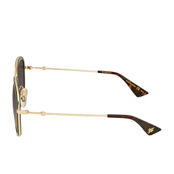 Kính Mát Gucci Grey Gradient Sunglasses GG0062S 003 57 Màu Xám