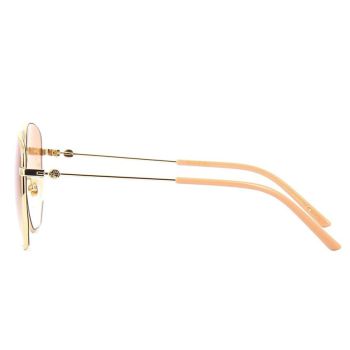 Kính Mát Gucci Sunglasses GG0396S 003 56 Màu Vàng Cam