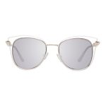 Kính Mát Nữ Guess Silver Cat Eye Ladies Sunglasses GF0343 28U 53 Màu Bạc