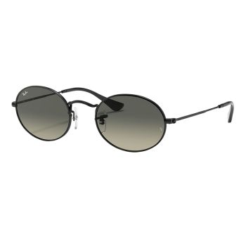 Kính Mát Rayban Oval Flat Lenses Sunglasses RB3547N 002/71  Màu Đen Size 54