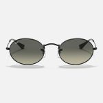 Kính Mát Rayban Oval Flat Lenses Sunglasses RB3547N 002/71  Màu Đen Size 54