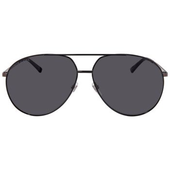 Kính Mát Nam Gucci Grey Pilot Men's Sunglasses GG0832S 001 64 Màu Xám
