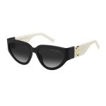 Kính Mát Nữ Marc Jacobs 645/S - 80S 9O Black White Sunglasses Màu Đen Trắng