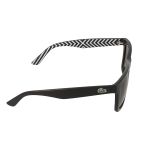 Kính Mát Lacoste Reverse Stripe Wayfarer Sunglasses in Black L750S 001 54 Màu Đen Xám