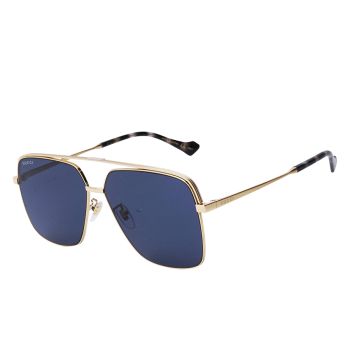 Kính Mát Gucci Sunglass GG1099SA 002 Màu Xanh Lam