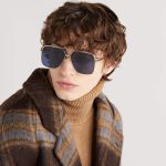 Kính Mát Gucci Sunglass GG1099SA 002 Màu Xanh Lam