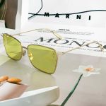 Kính Mát Nữ Dior MissDior B3U B0B0 Sunglasses Màu Vàng Xanh