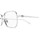 Kính Mắt Cận Montblanc MB0212O 002 Eyeglasses Màu Bạc