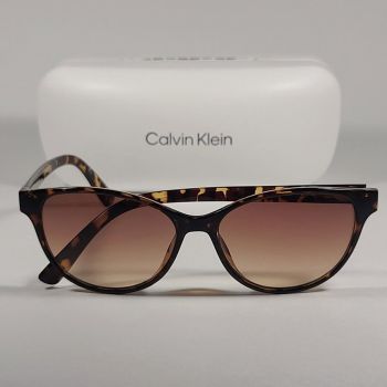 Kính Mát Calvin Klein Women Tortoise Sunglasses CK20517S-235 Màu Nâu