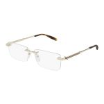 Kính Mắt Cận Montblanc MB0030O 002 Eyeglasses Màu Vàng