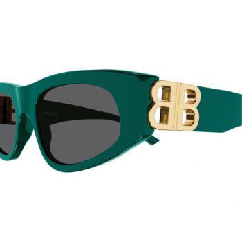 Kính Mát Balenciaga BB0095S 005 Sunglasses Màu Xanh