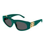 Kính Mát Balenciaga BB0095S 005 Sunglasses Màu Xanh