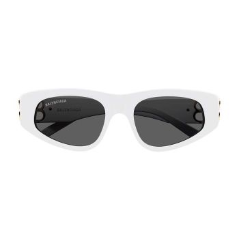 Kính Mát Balenciaga BB0095S 012 Sunglasses Màu Trắng