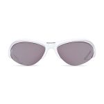 Kính Mát Balenciaga BB0232S 003 Wire Cat Sunglasses Màu Trắng