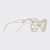 Kính Mát Prada Symbole Sunglasses SPR50Z_SZVN_FE04T_C_059 Màu Xám Vàng
