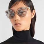 Kính Mát Prada Symbole Sunglasses SPR50Z_SZVN_FE04T_C_059 Màu Xám Vàng