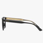 Kính Mắt Cận Gucci Black Square Eyeglasses GG0184O 001 50  Màu Đen