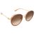 Kính Mát Salvatore Ferragamo Fashion Women's Sunglasses SF214SK-272 Màu Nâu Gradient