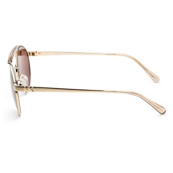 Kính Mát Michael Kors Fashion Men's Sunglasses MK1083-101473-55 Màu Nâu Vàng